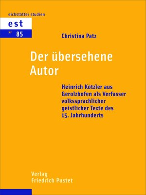 cover image of Der übersehene Autor